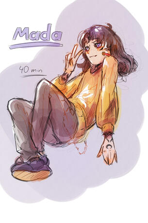 Colored Sketch - Madabapf