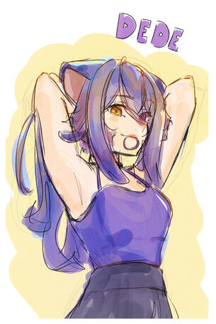 Colored Sketch - Dede