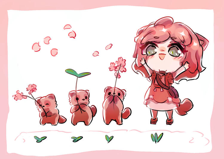 Doodle Postcard - Hanji